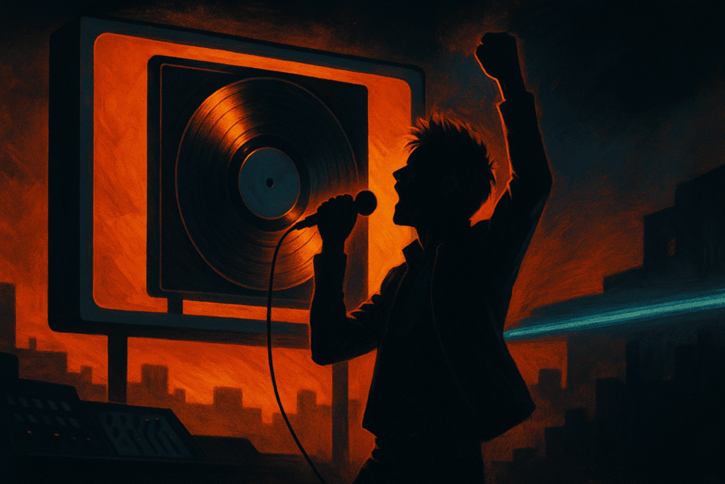 Moodbild für Feeling Good von Muse aus dem Jahr 2001 aus dem STH2 Podcast STH2 ep04 zum Motto Coversongs, besser als das Original