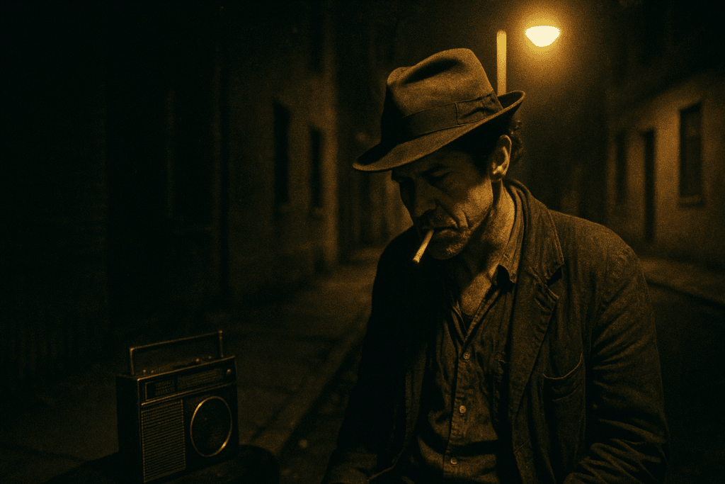 Moodbild für Clap Hands von Tom Waits aus dem Jahr 1985 aus dem STH2 Podcast STH2 ep05 zum Motto Top10 Songs zum Cruisen