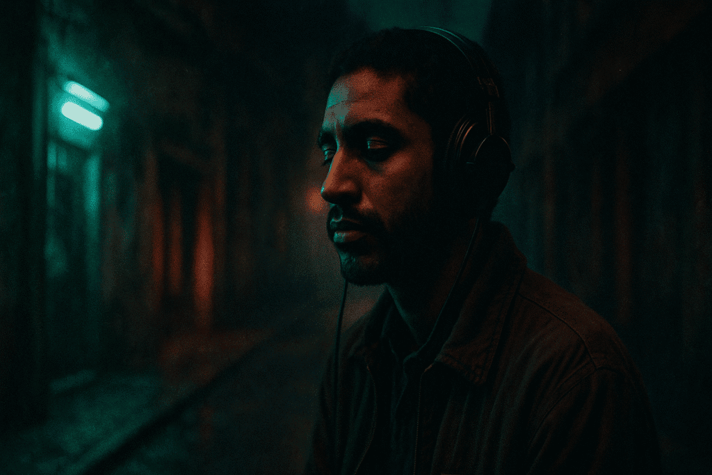 Moodbild für Karmacoma von Massive Attack (feat. Tricky) aus dem Jahr 1994 aus dem STH2 Podcast STH2 ep05 zum Motto Top10 Songs zum Cruisen